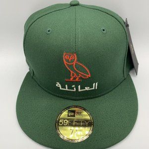 OVO Octobers‎ Very Own Arabic Owl 7 1/2 59Fifty New Era Hat Fitted Cap Drake